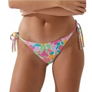 NEW Cotton On XL Celeste Floral Tie Side Brazilian Biknini Bottom skimpy cheeky